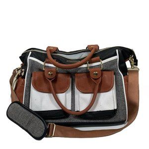 Itzy Ritzy Triple Threat Bag in Coffee and Cream Diaper Bag
